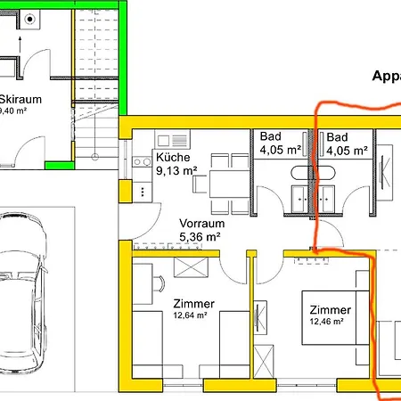 Appartement Appartementhaus Alma